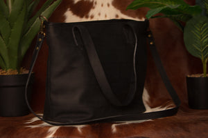 SARABI Leather Tote Bag