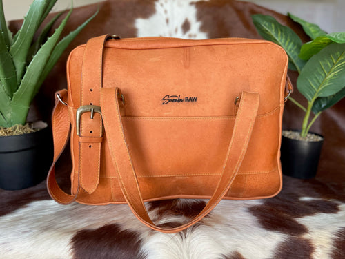 Sarabi Classic Leather Laptop Bag